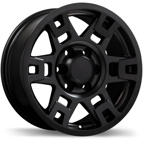 REPLIKA R213 SATIN BLACK WHEELS | 17X8 | 6X139.7 | OFFSET: 5MM | CB: 106.1MM