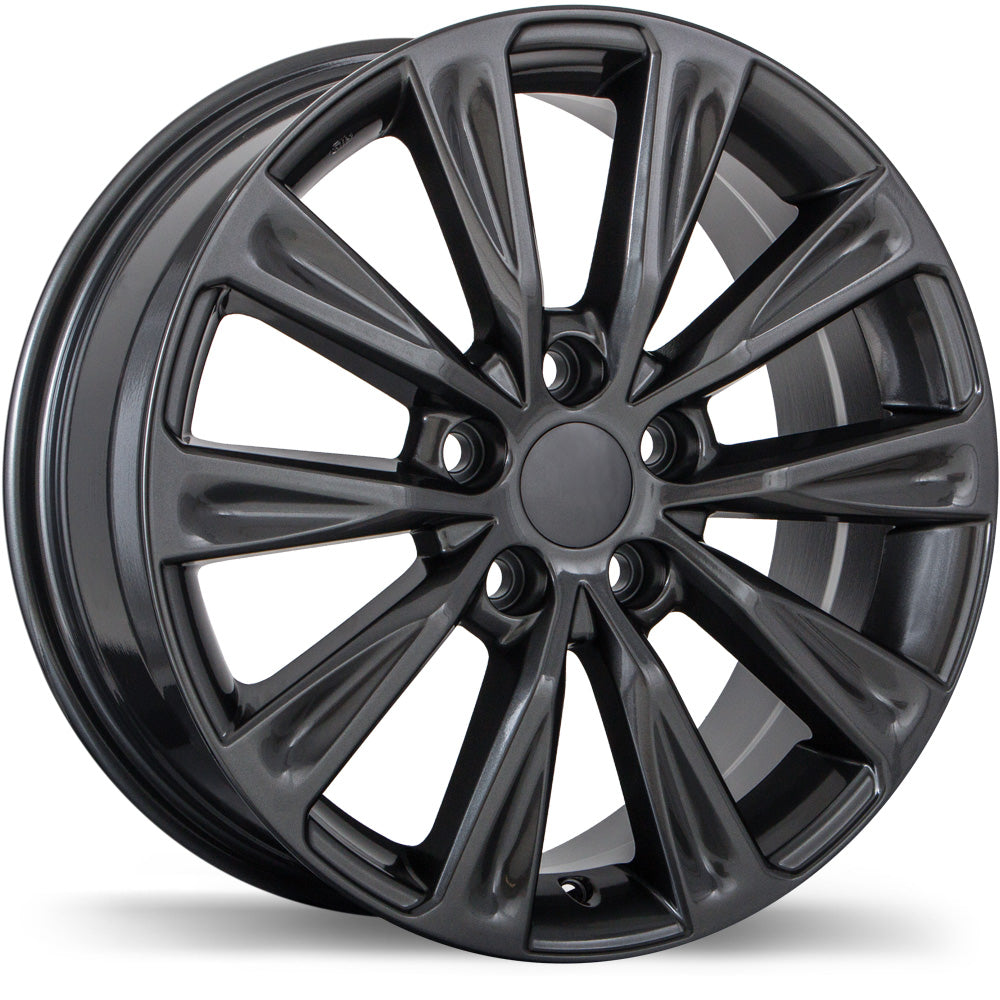 REPLIKA R223 GLOSS GUNMETAL WHEELS | 17X7 | 5X114.3 | OFFSET: 39MM | CB: 60.1MM