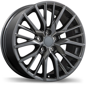 REPLIKA R224 GLOSS GUNMETAL WHEELS | 18X8 | 5X114.3 | OFFSET: 30MM | CB: 60.1MM