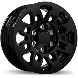 REPLIKA R239 GLOSS BLACK WHEELS | 16X7 | 6X139.7 | OFFSET: 13MM | CB: 106.1MM