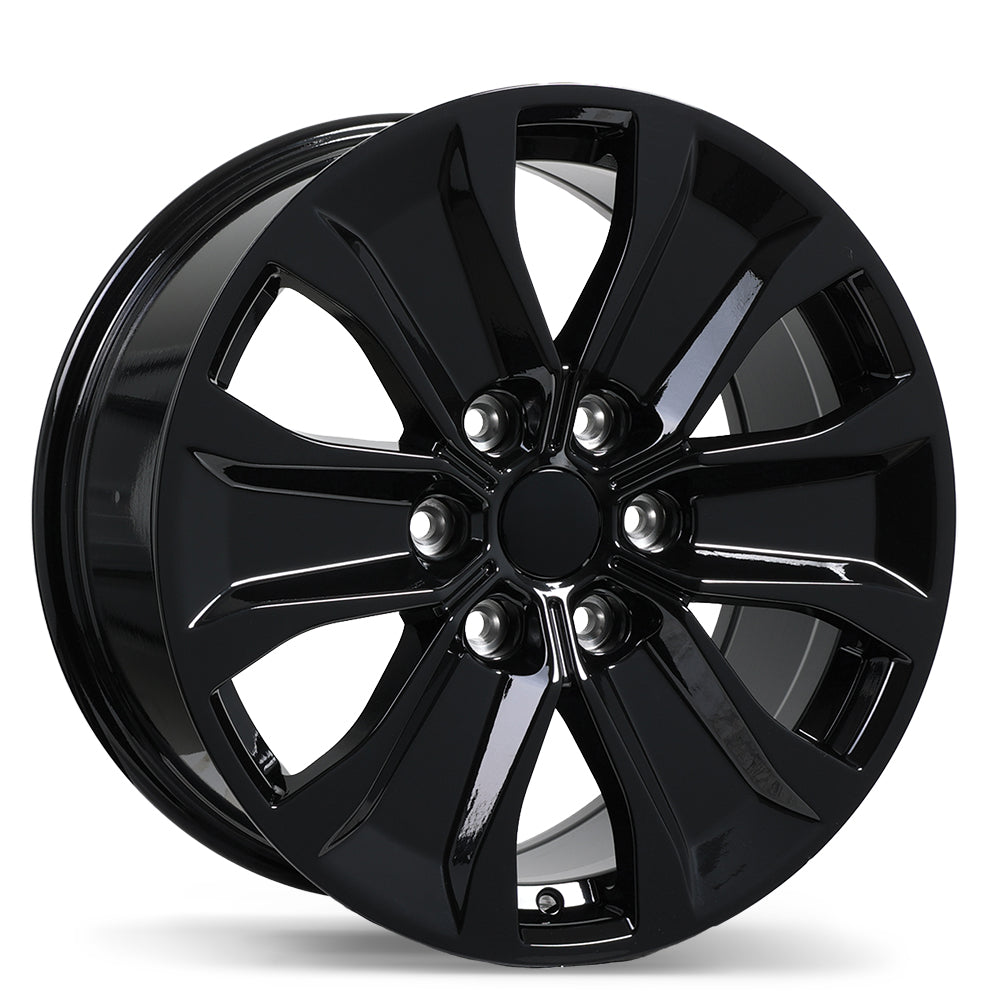 REPLIKA R250 GLOSS BLACK WHEELS | 17X7.5 | 6X135 | OFFSET: 44MM | CB: 87.1MM