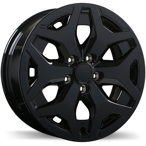 REPLIKA R254 GLOSS BLACK WHEELS | 17X7 | 5X114.3 | OFFSET: 48MM | CB: 56.1MM