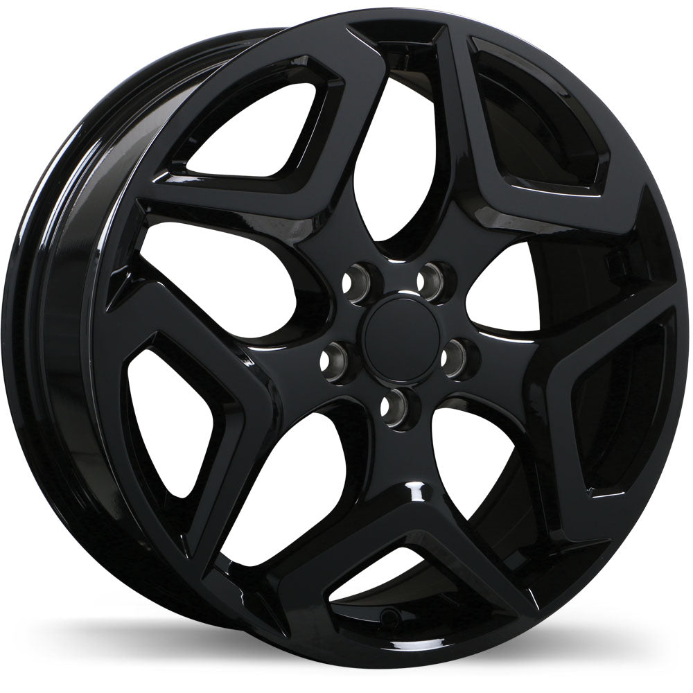 REPLIKA R255 GLOSS BLACK WHEELS | 17X7 | 5X100 | OFFSET: 55MM | CB: 56.1MM