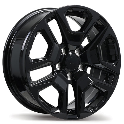 REPLIKA R268 GLOSS BLACK WHEELS | 17X7 | 5X114.3 | OFFSET: 35MM | CB: 60.1MM