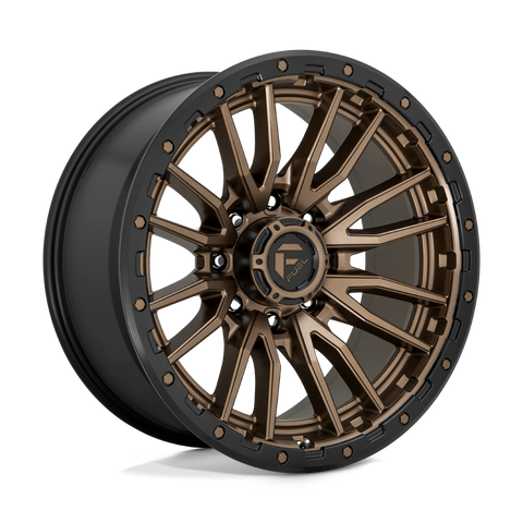 FUEL D681 REBEL MATTE BRONZE BLACK BEAD RING WHEELS | 22X10 | 8X180 | OFFSET: -18MM | CB: 124.2MM