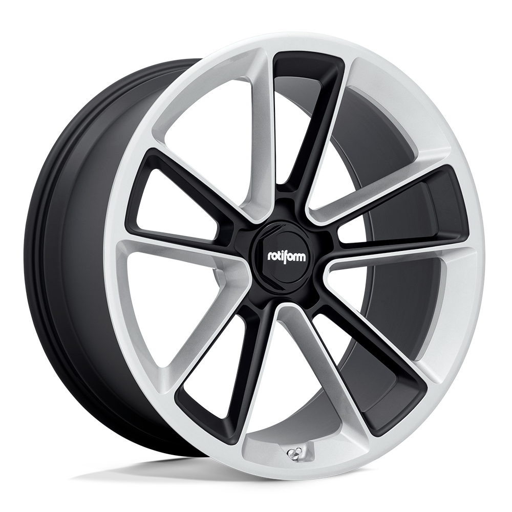 ROTIFORM BTL MATTE BLACK W/BLACK CAP WHEELS | 21X10.5 | 5X112 | OFFSET: 38MM | CB: 66.6MM