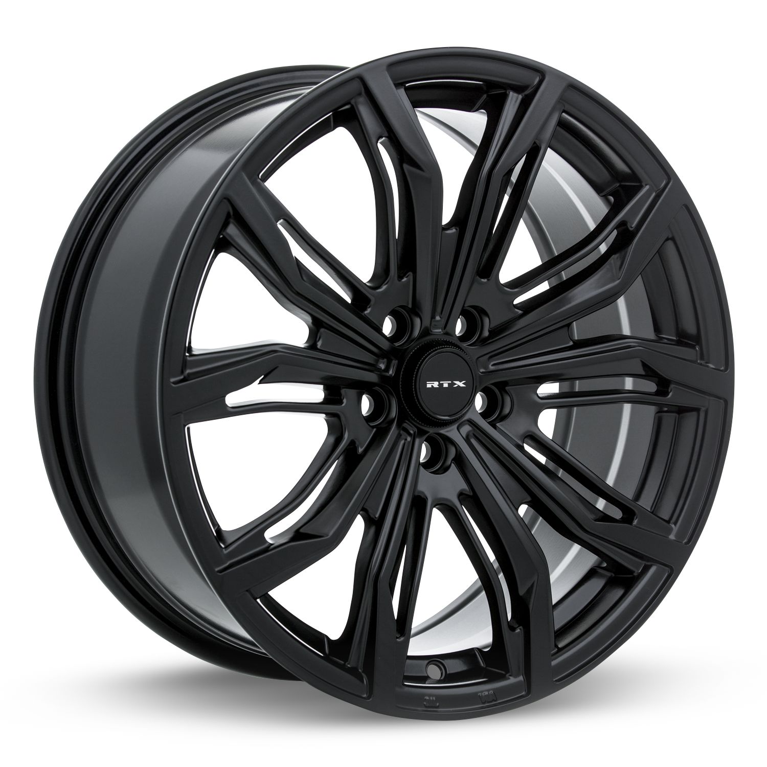 RTX BLACK WIDOW SATIN BLACK WHEELS | 17X7.5 | 5X120 | OFFSET: 35MM | CB: 72.6MM