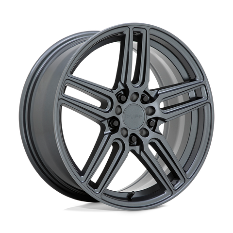 RUFF NITRO GLOSS GUNMETAL WHEELS | 17X7.5 | 5X100/5X114.3 | OFFSET: 38MM | CB: 72.1MM