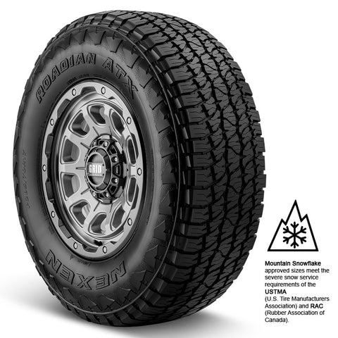265/65R18 114T NEXEN ROADIAN ATX ALL-WEATHER TIRES (M+S + SNOWFLAKE)