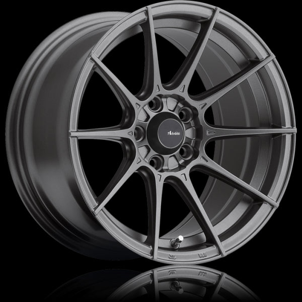 ADVANTI RACING STORM S1 MATTE GRAY WHEELS | 15X8 | 4X100 | OFFSET: 25MM | CB: 73.1MM