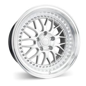 ESR SR01 HYPER SILVER WITH MACHINED LIP WHEELS | 20X9 | 5X120 | OFFSET: 20MM | CB: 72.6MM