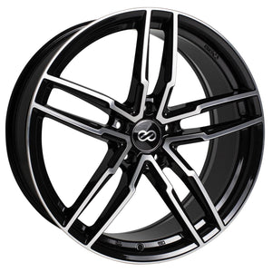 ENKEI SS05 BLACK MACHINED FACE WHEELS | 18X8 | 5X114.3 | OFFSET: 38MM | CB: 72.6MM