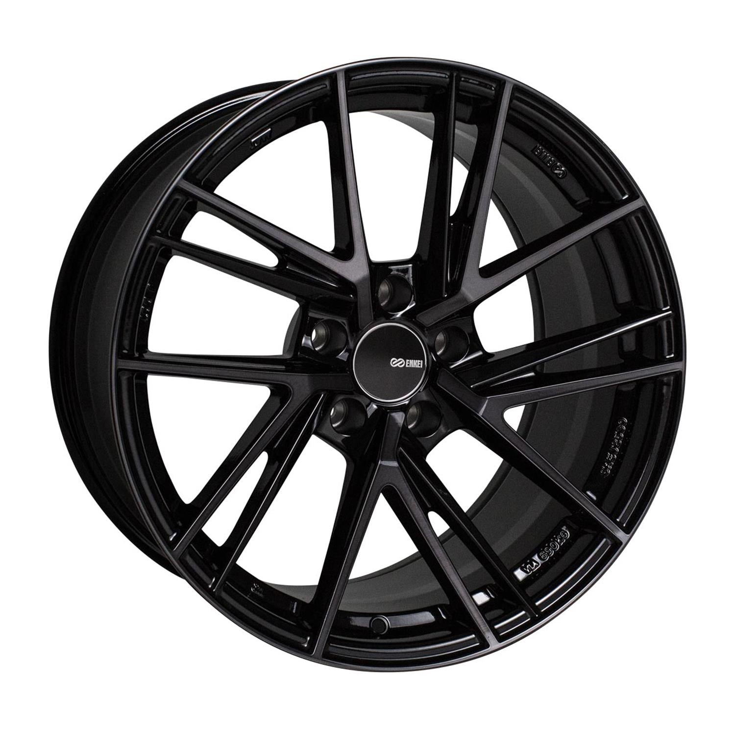 ENKEI TD-5 PEARL BLACK WHEELS | 18X8 | 5X112 | OFFSET: 45MM | CB: 72.6MM