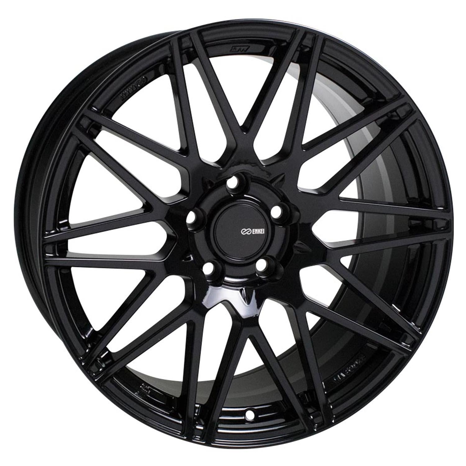 ENKEI TMS GLOSS BLACK WHEELS | 17X8 | 5X114.3 | OFFSET: 45MM | CB: 72.6MM