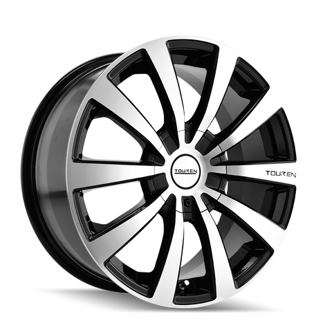 TOUREN 3130 TR3 GLOSS BLACK MACHINED WHEELS | 17X7 | 4X100/4X114.3 | OFFSET: 40MM | CB: 67.1MM