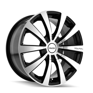 TOUREN 3130 TR3 GLOSS BLACK MACHINED WHEELS | 16X7 | 5X112/5X120 | OFFSET: 42MM | CB: 72.62MM