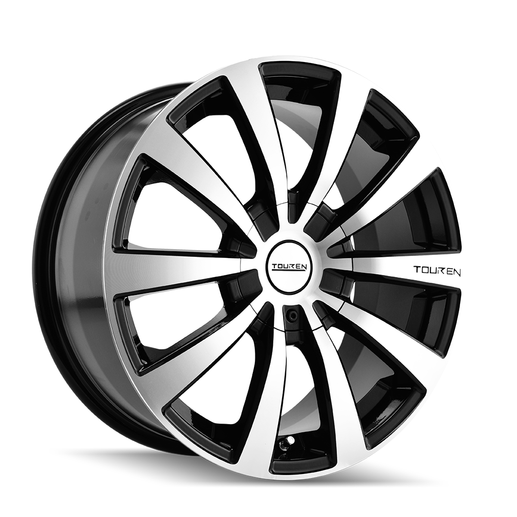 TOUREN 3130 TR3 GLOSS BLACK MACHINED WHEELS | 16X7 | 4X100/4X114.3 | OFFSET: 42MM | CB: 67.1MM