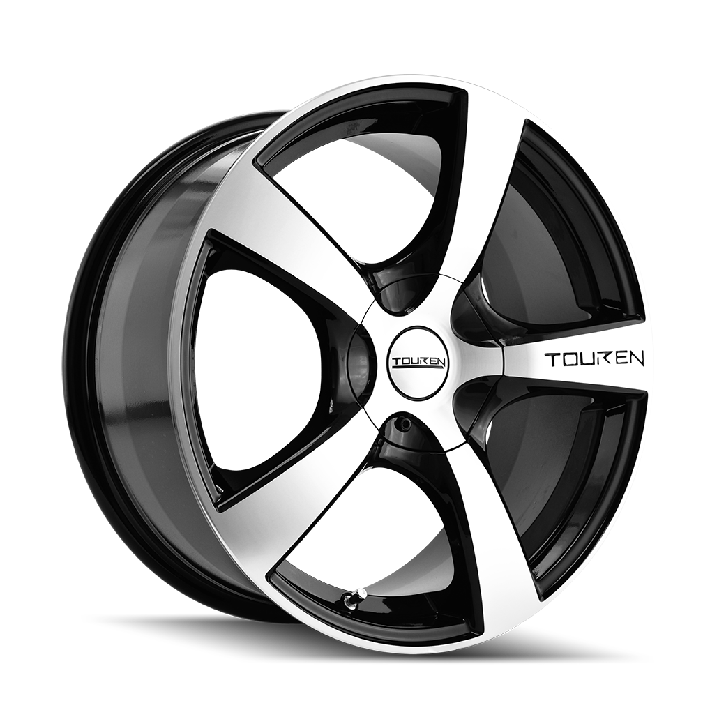 TOUREN 3190 TR9 GLOSS BLACK MACHINED WHEELS | 16X7 | 5X100/5X114.3 | OFFSET: 42MM | CB: 72.62MM