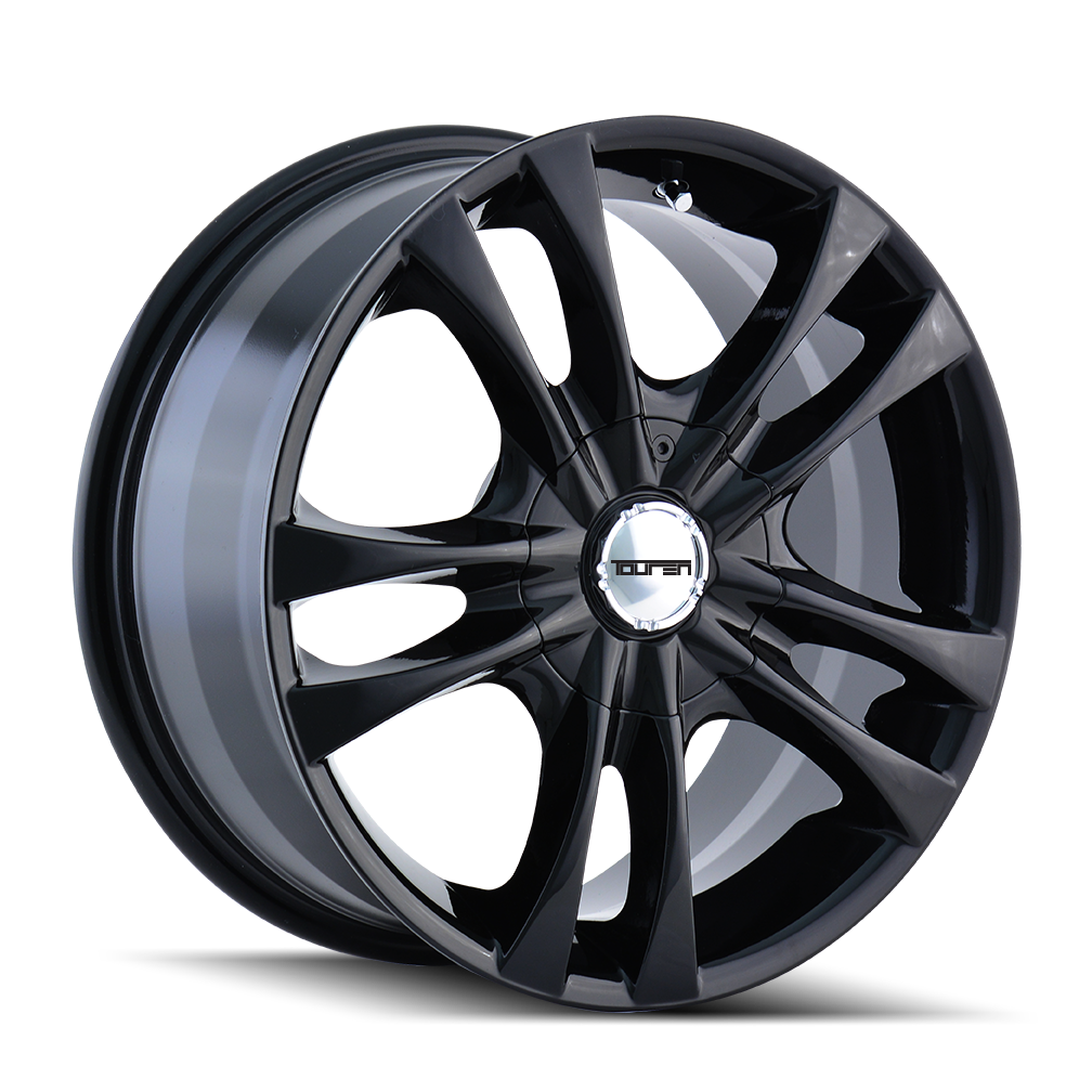 TOUREN 3222 TR22 GLOSS BLACK WHEELS | 15X7 | 5X112/5X115 | OFFSET: 40MM | CB: 72.62MM