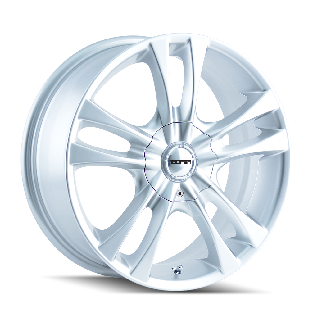 TOUREN 3222 TR22 GLOSS HYPER SILVER WHEELS | 14X6 | 4X100/4X114.3 | OFFSET: 40MM | CB: 67.1MM