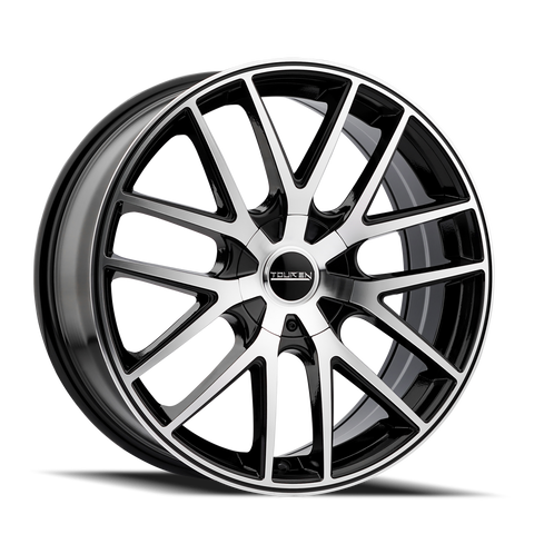 TOUREN 3260 TR60 GLOSS BLACK MACHINED WHEELS | 16X7 | 4X100/4X114.3 | OFFSET: 42MM | CB: 67.1MM