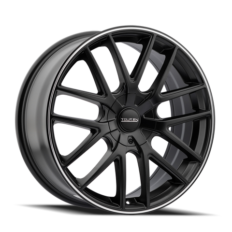 TOUREN 3260 TR60 MATTE BLACK WHEELS | 17X7.5 | 5X105/5X114.3 | OFFSET: 42MM | CB: 72.62MM