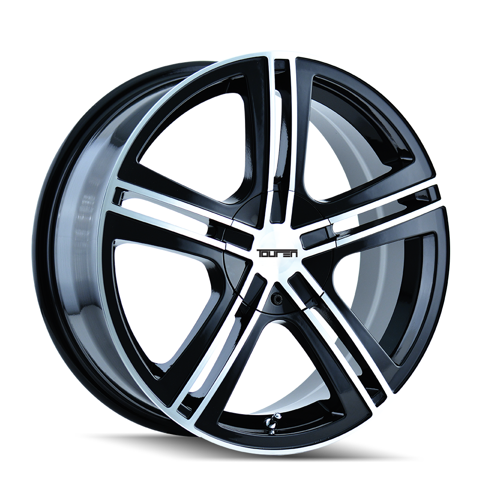 TOUREN 3262 TR62 GLOSS BLACK MACHINED WHEELS | 16X7 | 4X108/4X114.3 | OFFSET: 40MM | CB: 67.1MM