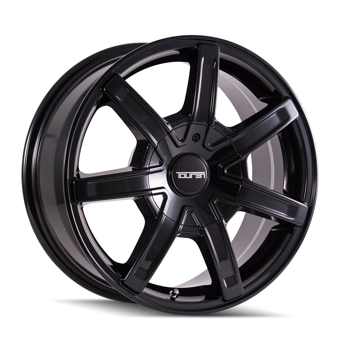 TOUREN 3265 TR65 GLOSS BLACK WHEELS | 17X7.5 | 6X120/6X132 | OFFSET: 30MM | CB: 74.5MM