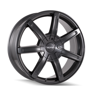 TOUREN 3265 TR65 MATTE GUNMETAL WHEELS | 17X7.5 | 5X108/5X114.3 | OFFSET: 40MM | CB: 72.62MM