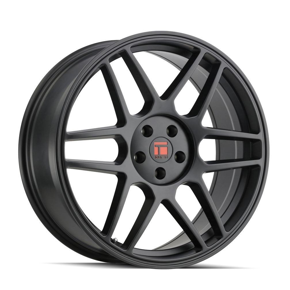 TOUREN 3274 TR74 MATTE BLACK WHEELS | 17X8 | 5X112/5X120 | OFFSET: 40MM | CB: 74.1MM