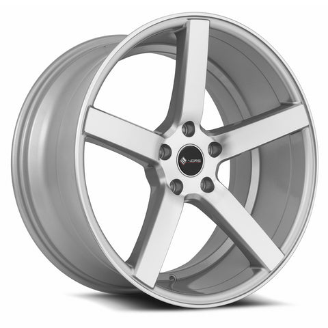 VORS TR5 SILVER MACHINED FACE WHEELS | 20X9.5 | 5X108 | OFFSET: 35MM | CB: 73.1MM