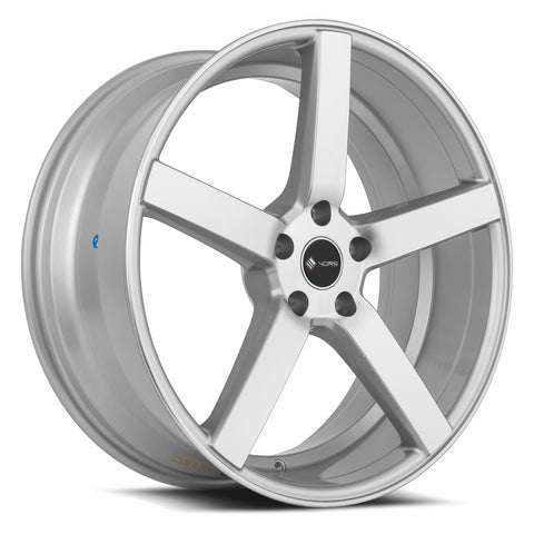 VORS TR5 SILVER MACHINED FACE WHEELS | 20X8.5 | 5X115 | OFFSET: 35MM | CB: 73.1MM