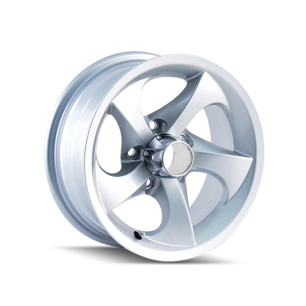 ION TYPE 16 GLOSS HYPER SILVER MACHINED WHEELS | 15X6 | 6X139.7 | OFFSET: 0MM | CB: 108MM