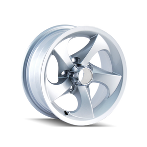 ION TYPE 16 GLOSS HYPER SILVER MACHINED WHEELS | 15X6 | 6X139.7 | OFFSET: 0MM | CB: 108MM