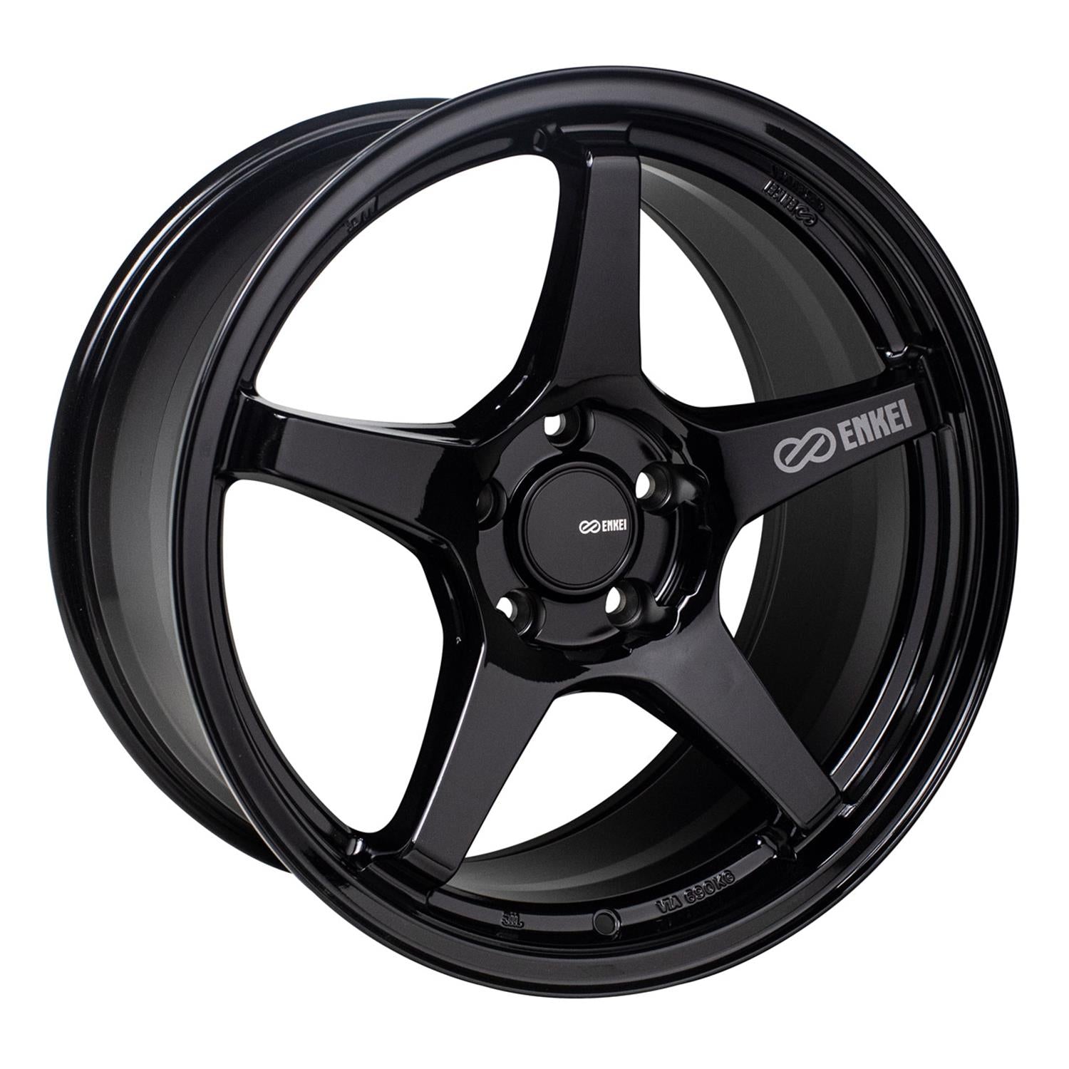 ENKEI TS-5 GLOSS BLACK WHEELS | 18X8.5 | 5X108 | OFFSET: 40MM | CB: 72.6MM