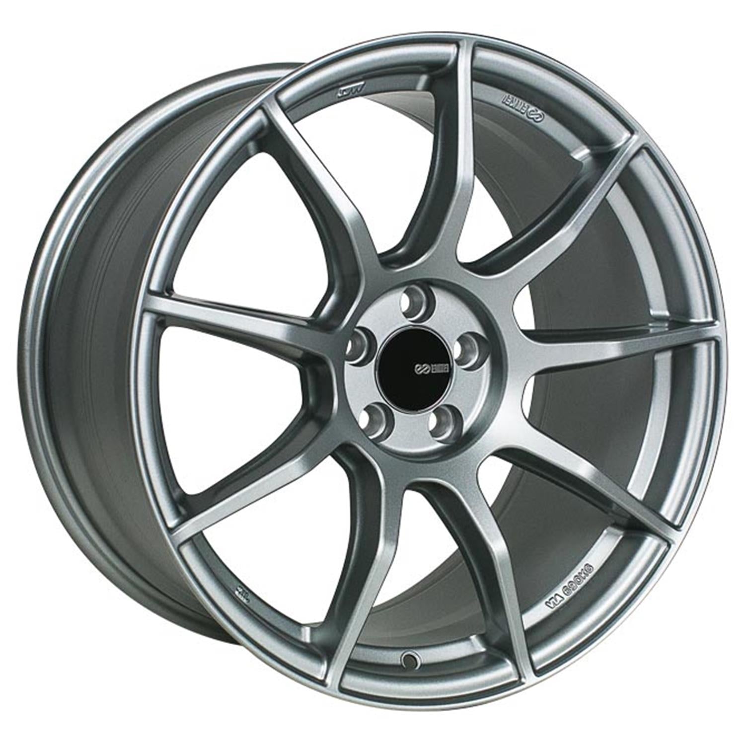 ENKEI TS9 PLATINUM GRAY WHEELS | 18X9.5 | 5X114.3 | OFFSET: 15MM | CB: 72.6MM