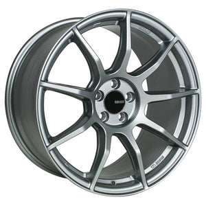 ENKEI TS9 PLATINUM GRAY WHEELS | 18X8.5 | 5X100 | OFFSET: 45MM | CB: 72.6MM