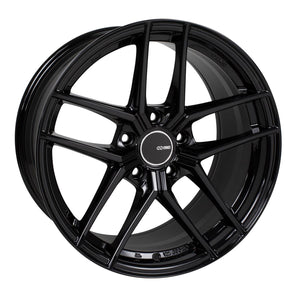 ENKEI TY-5 GLOSS BLACK WHEELS | 19X8 | 5X114.3 | OFFSET: 40MM | CB: 72.6MM