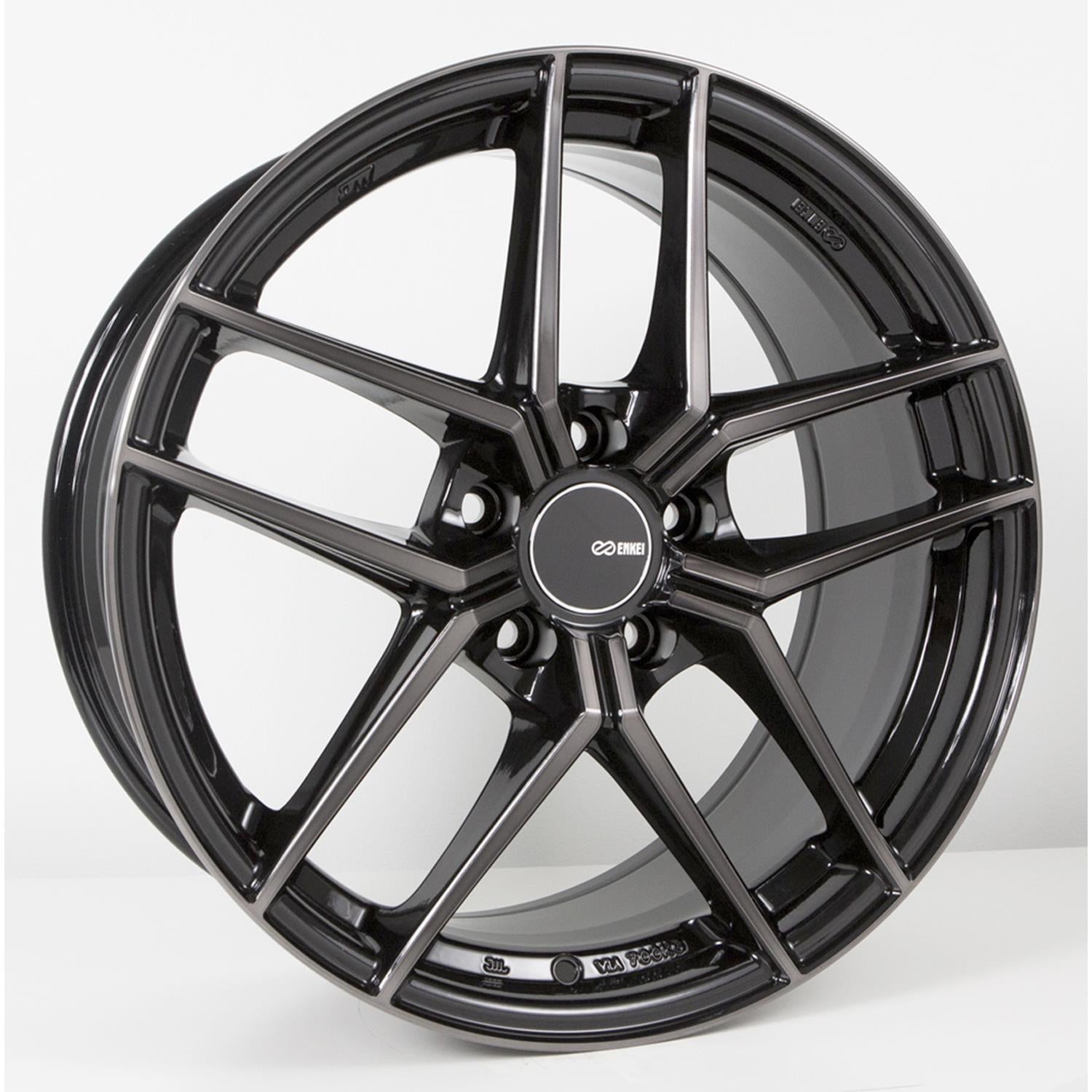 ENKEI TY-5 PEARL BLACK WHEELS | 18X8.5 | 5X100 | OFFSET: 45MM | CB: 72.6MM