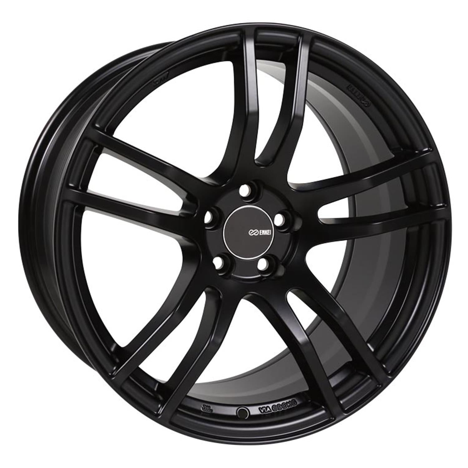 ENKEI TX5 BLACK PAINT WHEELS | 17X8 | 5X100 | OFFSET: 45MM | CB: 72.6MM