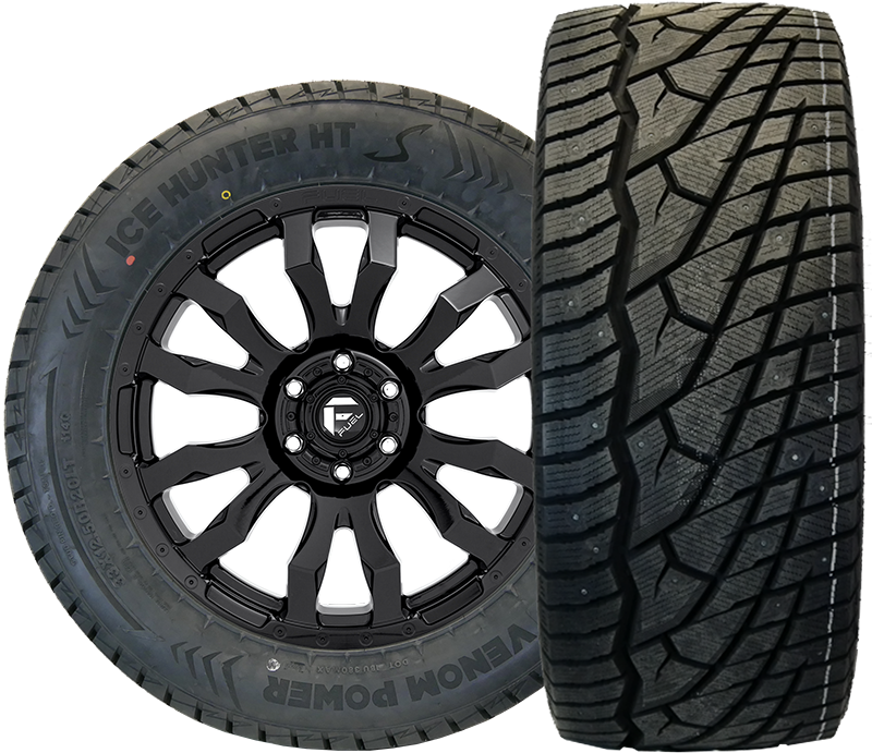 LT 275/70R18 LRE 125/122R VENOM ICE HUNTER WINTER TIRES (M+S + SNOWFLAKE)