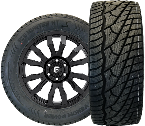 LT 275/65R18 LRE 123/120R VENOM ICE HUNTER WINTER TIRES (M+S + SNOWFLAKE)