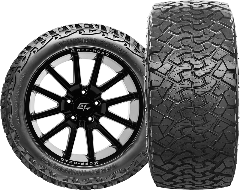 LT 35X12.50R18 LRF 128R VENOM TERRA HUNTER X/T ALL-SEASON TIRES (M+S)