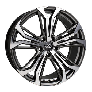 ENKEI VORTEX5 ANTRHRACITE MACHINED WHEELS | 20X8.5 | 5X120 | OFFSET: 40MM | CB: 72.6MM