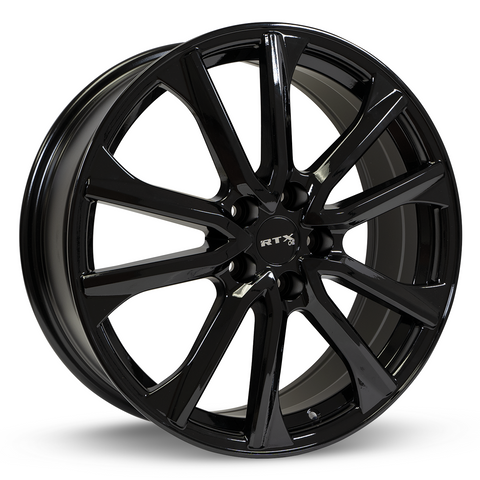 RTX ARAI GLOSS BLACK WHEELS | 19X7.5 | 5X114.3 | OFFSET: 45MM | CB: 67.1MM