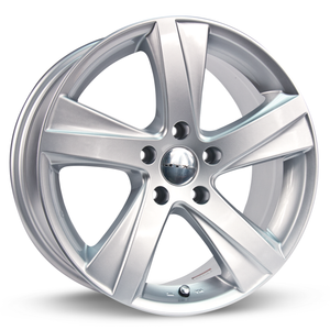 RTX AKINA SILVER WHEELS | 17X8 | 5X114.3 | OFFSET: 45MM | CB: 60.1MM