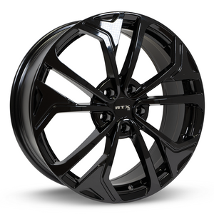 RTX ASAN GLOSS BLACK WHEELS | 17X7 | 5X114.3 | OFFSET: 40MM | CB: 67.1MM