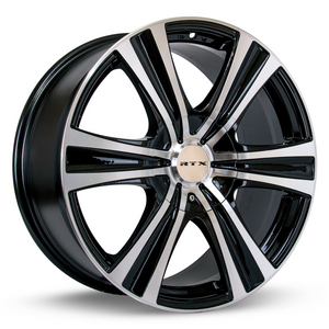 RTX ASPEN BLACK MACHINED WHEELS | 17X8 | 5X114.3/127 | OFFSET: 35MM | CB: 73.1MM