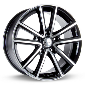 RTX AUBURN BLACK MACHINED WHEELS | 17X7.5 | 5X127 | OFFSET: 35MM | CB: 71.5MM