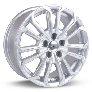 RTX AURA SILVER WHEELS | 16X7 | 5X114.3 | OFFSET: 38MM | CB: 60.1MM